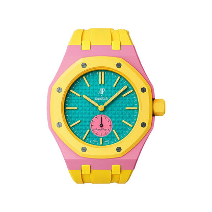 [Plus&Max]Royal Oak Pop Exclusive Bioceramic Case & Silicone Strap Mix Color
