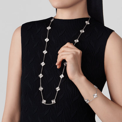 [Max Jewelry ]CLOVER 20 MOTIFS  LASER SILVER