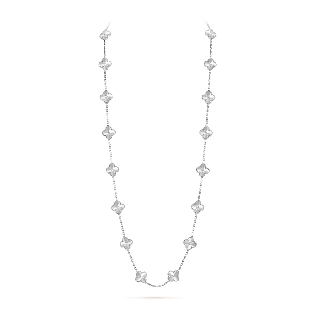 [Max Jewelry ]CLOVER 20 MOTIFS  LASER SILVER