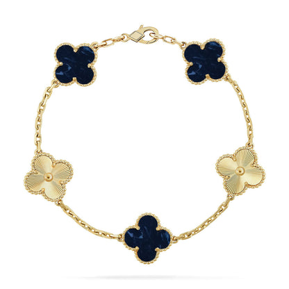 [Max Jewelry ]CLOVER 5 MOTIF PIETERSITE BRACELET COLLECTION