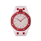 Oak Pop Exclusive Pink And Red Silicone Strap