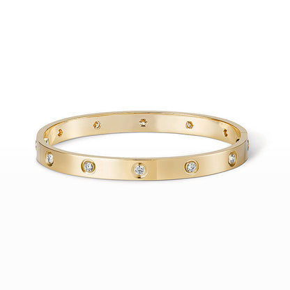 [Max Jewelry ]LOVE BRACELET 6.1MM 10 DIAMONDS