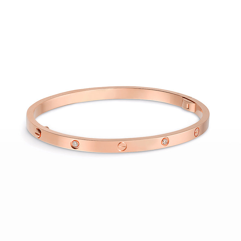[Max Jewelry ]LOVE BRACELET 3.65MM 6 DIAMONDS