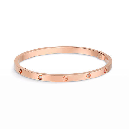 [Max Jewelry ]LOVE BRACELET 3.65MM 6 DIAMONDS