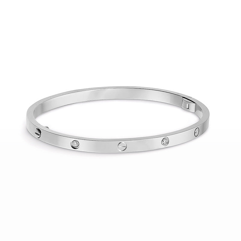[Max Jewelry ]LOVE BRACELET 3.65MM 6 DIAMONDS
