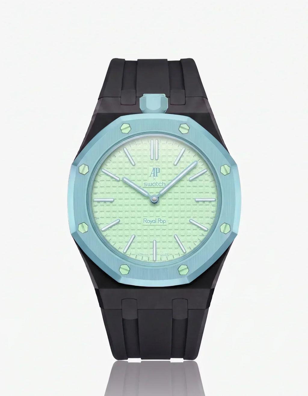 Silicone Strap & Case  Royal Pop  Blaue Acht(Customize  Colors)