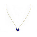 [Plus&Max]AMULETTE ROSE GOLD AGATE NECKLACE