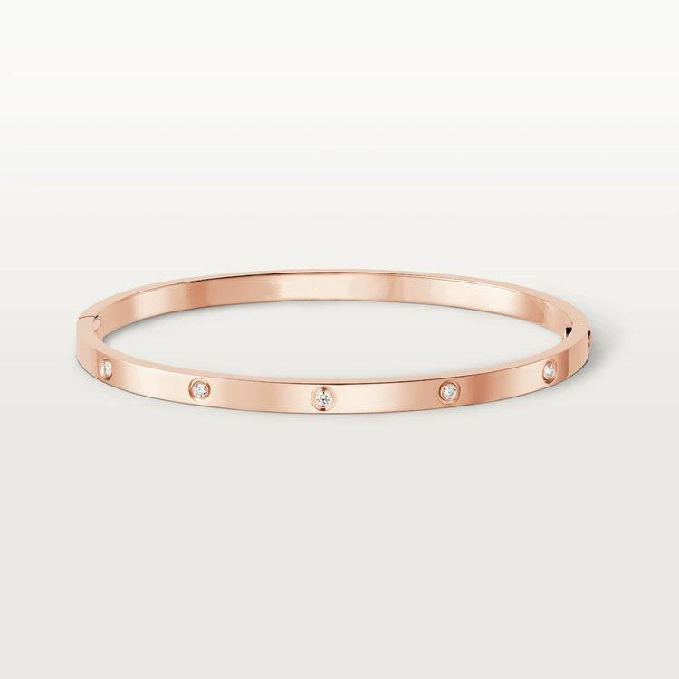 [Max Jewelry ]LOVE BRACELET 3.65MM 10 DIAMONDS