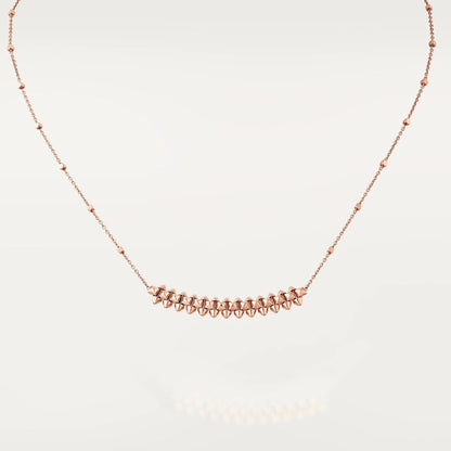 [Max Jewelry ]CLASH PINK GOLD NECKLACE