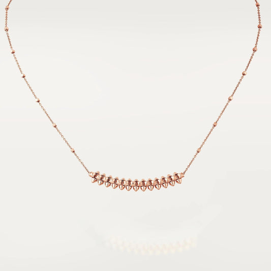 [Max Jewelry ]CLASH PINK GOLD NECKLACE