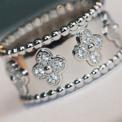 [Max Jewelry ]CLOVER KALEIDOSCOPE RING 10MM