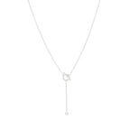 [Plus&Max]FINESSE SILVER DIAMOND NECKLACE