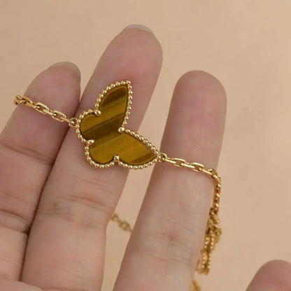 [Max Jewelry ]LUCKY SPRING 5 MOTIF GOLD BRACELET