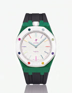 Silicone Strap & Case  Royal Pop Huit Blanc(Customize  Colors)