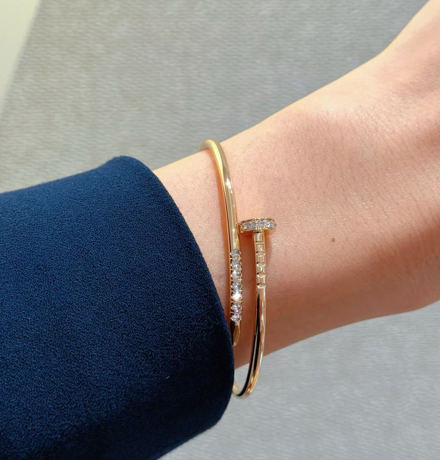 [Max Jewelry]JUSTE BRACELET 2.5MM DIAMONDS NEW