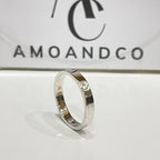 [Plus&Max]LOVE RING 4MM 1 DIAMOND