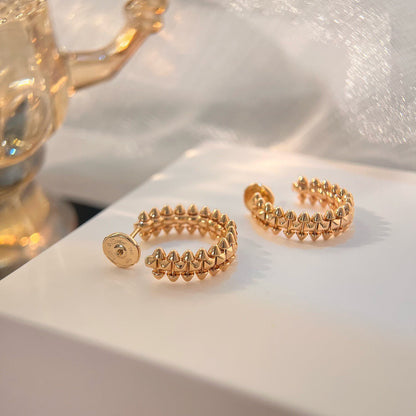 [Max Jewelry ]CLASH SMALL HOOP EARRINGS