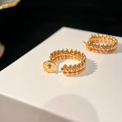 [Max Jewelry ]CLASH SMALL HOOP EARRINGS