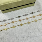 [Plus&Max]CLOVER 6 MOTIF DIAMOND LASER BRACELET