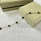 [Plus&Max]CLOVER 6 MOTIF  ONYXS BRACELET