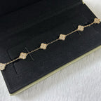 [Plus&Max]CLOVER 6 MOTIF DIAMOND BRACELET