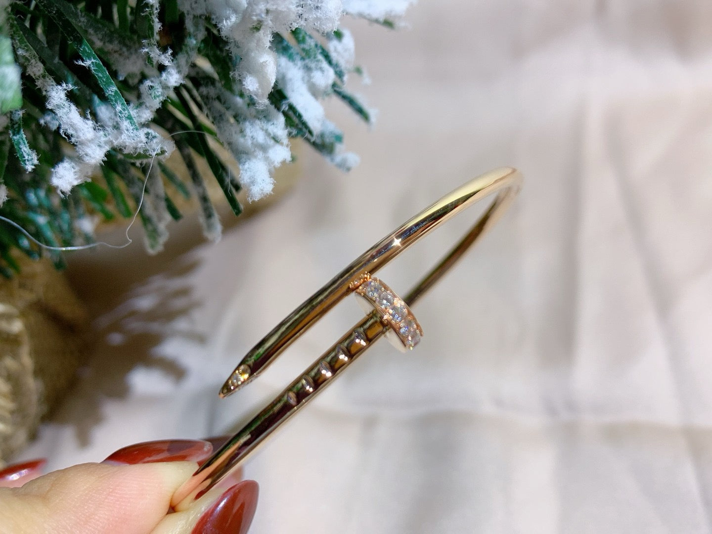 [Max Jewelry ]JUSTE BRACELET 2.5MM DIAMONDS