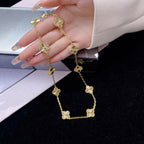[Plus&Max]CLOVER 10 MOTIFS LASER NECKLACE