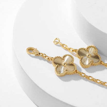 [Max Jewelry ]CLOVER 10 MOTIFS LASER NECKLACE