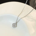 [Plus&Max]CLOVER MINI 9.5MM PENDANT DIAMOND NECKLACE