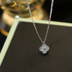[Plus&Max]CLOVER MINI 9.5MM PENDANT DIAMOND NECKLACE