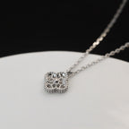 [Plus&Max]CLOVER MINI 9.5MM PENDANT DIAMOND NECKLACE