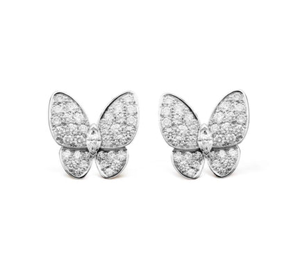 [Max Jewelry ]BUTTERFLY ALL DIAMOND EARRINGS