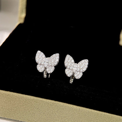 [Max Jewelry ]BUTTERFLY ALL DIAMOND EARRINGS