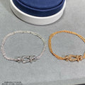 [Plus&Max]FORCE SMALL HORSESHOE  DIAMOND CHAIN ROPE BRACELET