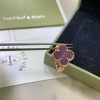 [Plus&Max]CLOVER  PURPLE VIOLET RING