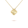 [Plus&Max]CLOVER 15MM LASER NECKLACE