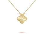 [Plus&Max]CLOVER 15MM LASER NECKLACE