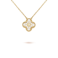 [Plus&Max]CLOVER 15MM DIAMOND SINGLE FLOWER NECKLACE