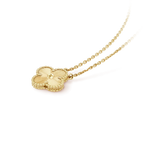 [Plus&Max]CLOVER 15MM LASER NECKLACE