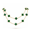 [Plus&Max]CLOVER 20 MOTIFS MALACHITE GOLD