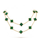 [Plus&Max]CLOVER 20 MOTIFS MALACHITE GOLD
