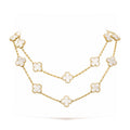 [Plus&Max]CLOVER 20 MOTIFS WHITE MOP NECKLACE