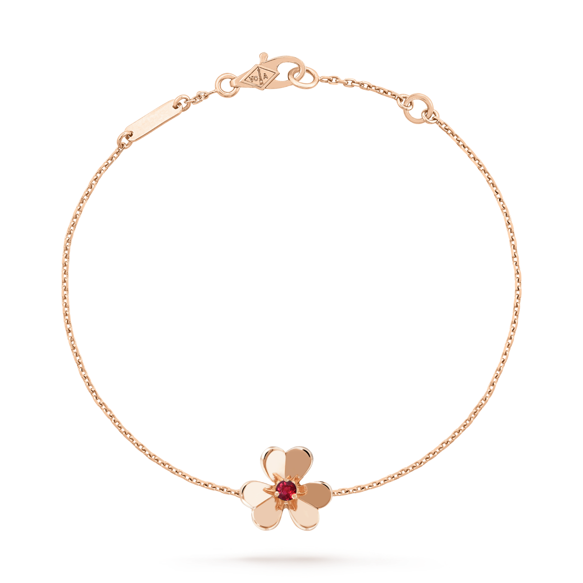 [Max Jewelry ]FRIVOLE GOLD FLOWER PINK MALACHITE BRACELET