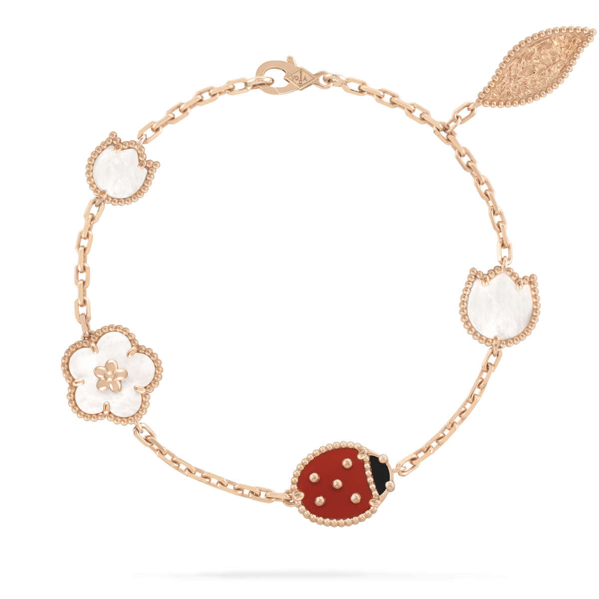 [Max Jewelry ]LUCKY SPRING 5 MOTIF BRACELET