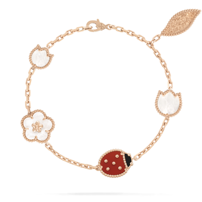 [Max Jewelry ]LUCKY SPRING 5 MOTIF BRACELET