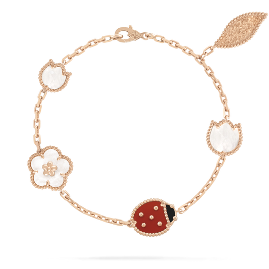 [Max Jewelry ]LUCKY SPRING 5 MOTIF BRACELET