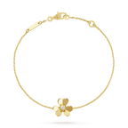 [Plus&Max]FRIVOLE GOLD FLOWER PINK MALACHITE BRACELET