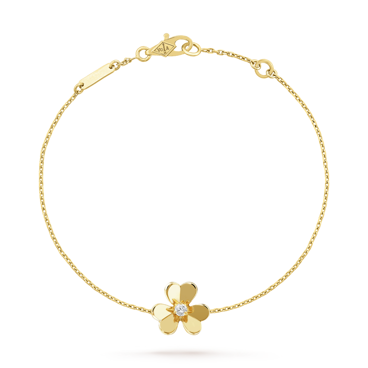 [Max Jewelry ]FRIVOLE GOLD FLOWER PINK MALACHITE BRACELET