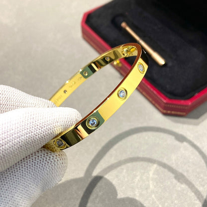 [Max Jewelry ]LOVE BRACELET 6.1MM 10 DIAMONDS
