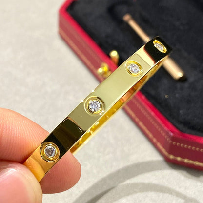 [Max Jewelry ]LOVE BRACELET 6.1MM 10 DIAMONDS